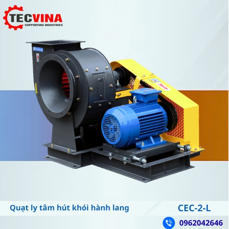 Quạt ly tâm hút khói hành lang CEC-2-L